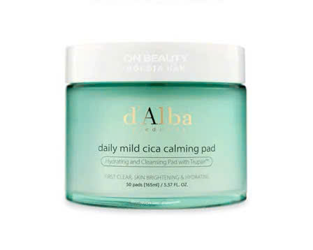 Toner Pad  d'Alba rau má cấp ẩm và tẩy da chết dịu nhẹ hàng ngày