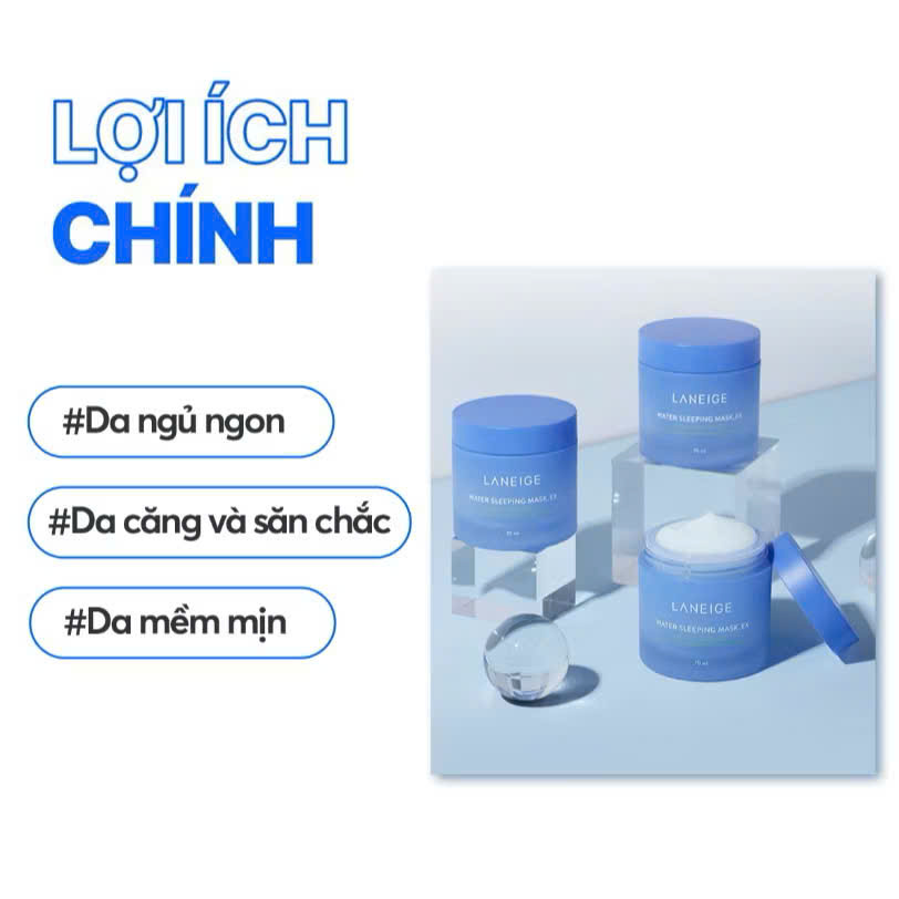 Mặt Nạ Ngủ Laneige Water Sleeping Mask EX 70ml Dưỡng Ẩm Bảo Vệ Da