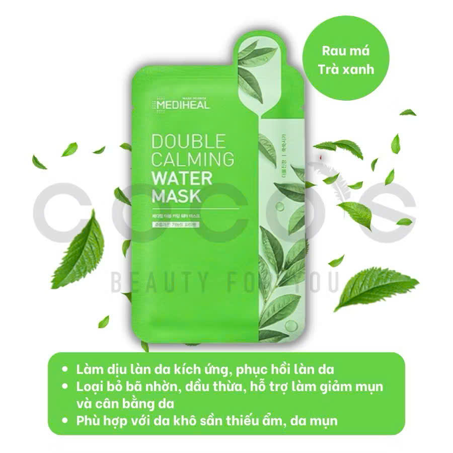 Mặt nạ giấy cấp ẩm, dưỡng trắng, làm dịu da, loại bỏ bã nhờn và cung cấp dưỡng chất cho da Mediheal Mask