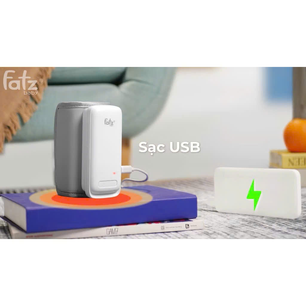 Máy Hâm Sữa Cầm Tay Không Dây FATZ BABY READY 4 (Còn BH 3 tháng)