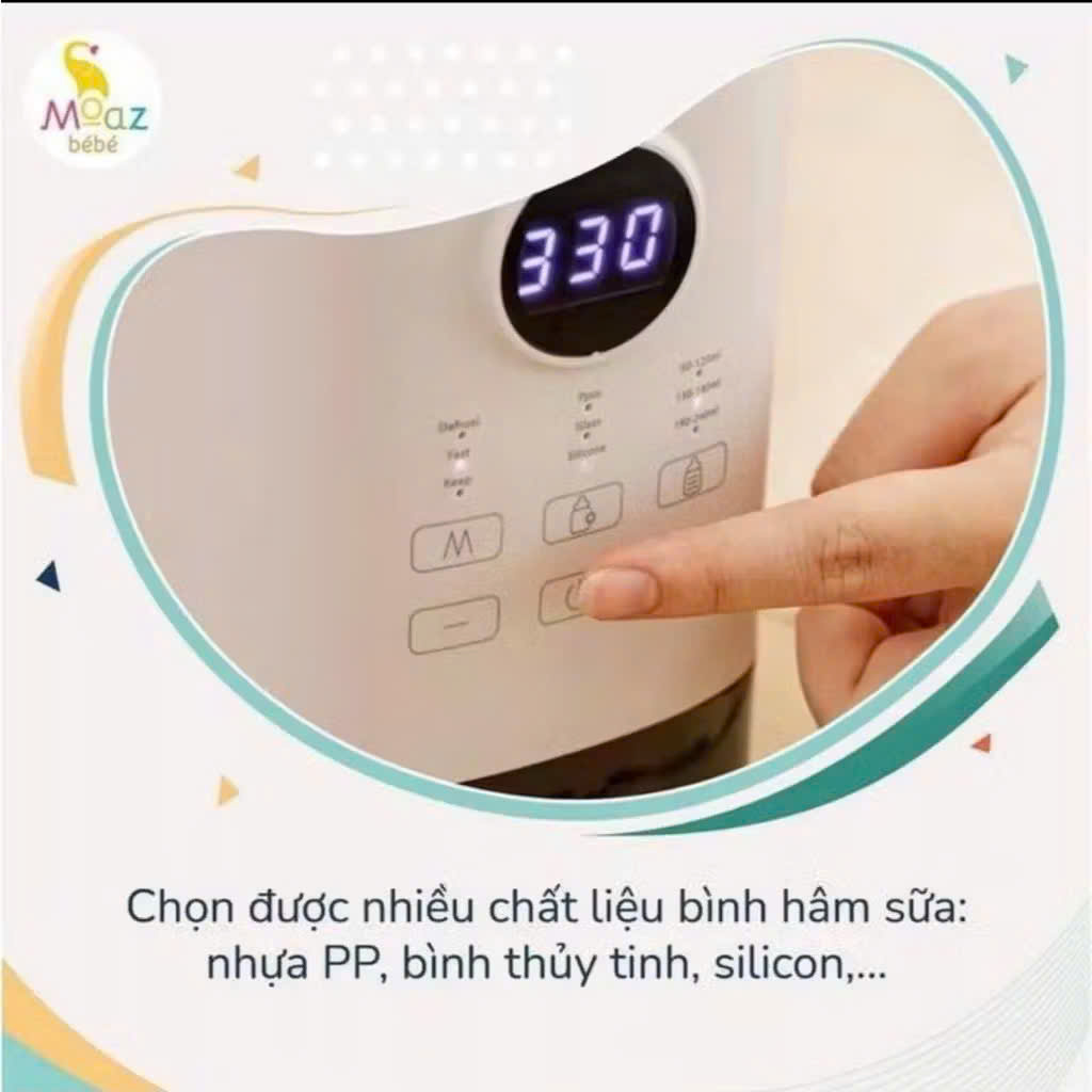 Máy Hâm Sữa Thông Minh Siêu Tốc Moaz BéBé MB033