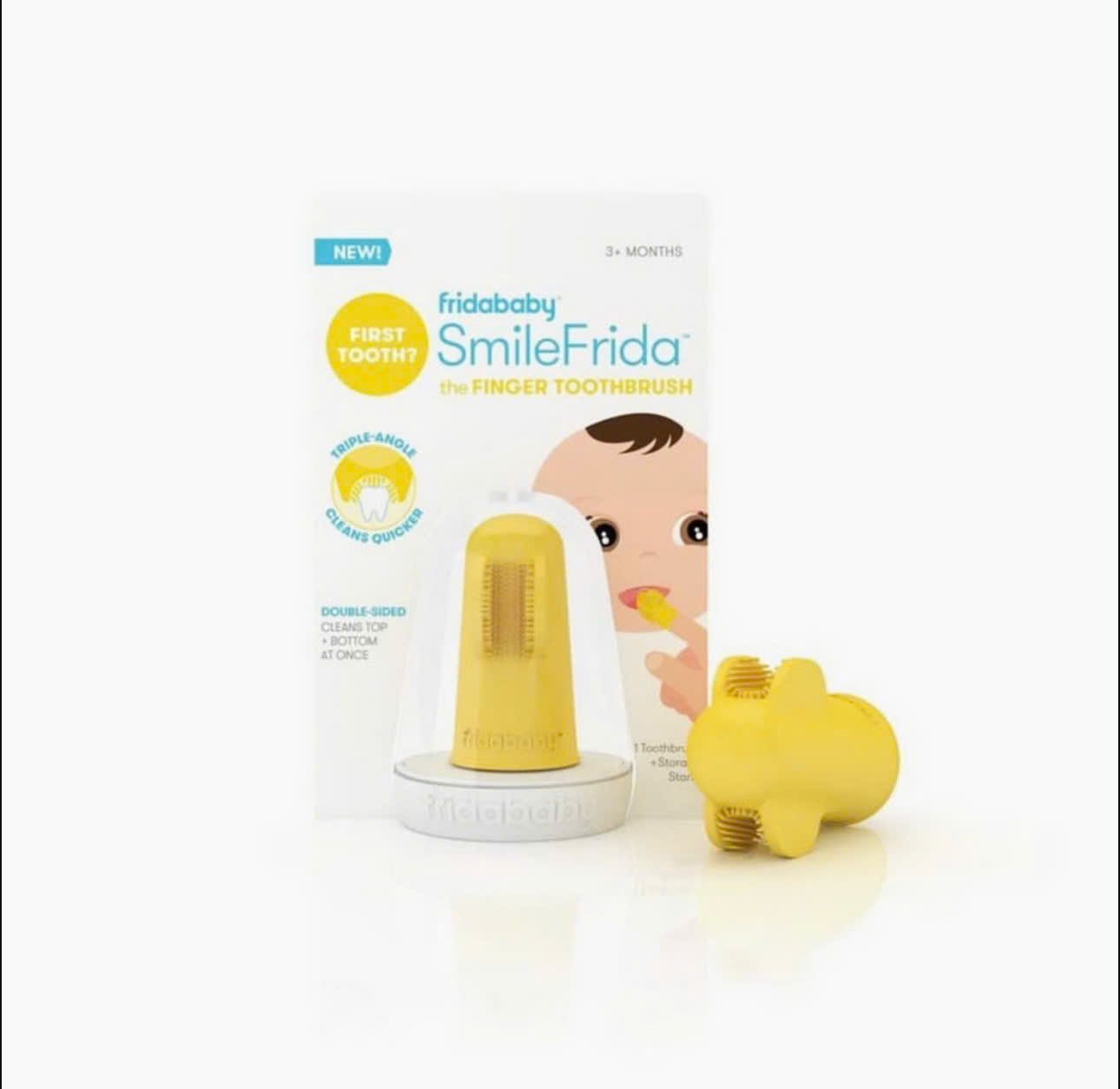 Bàn chải silicone xỏ ngón Frida Baby