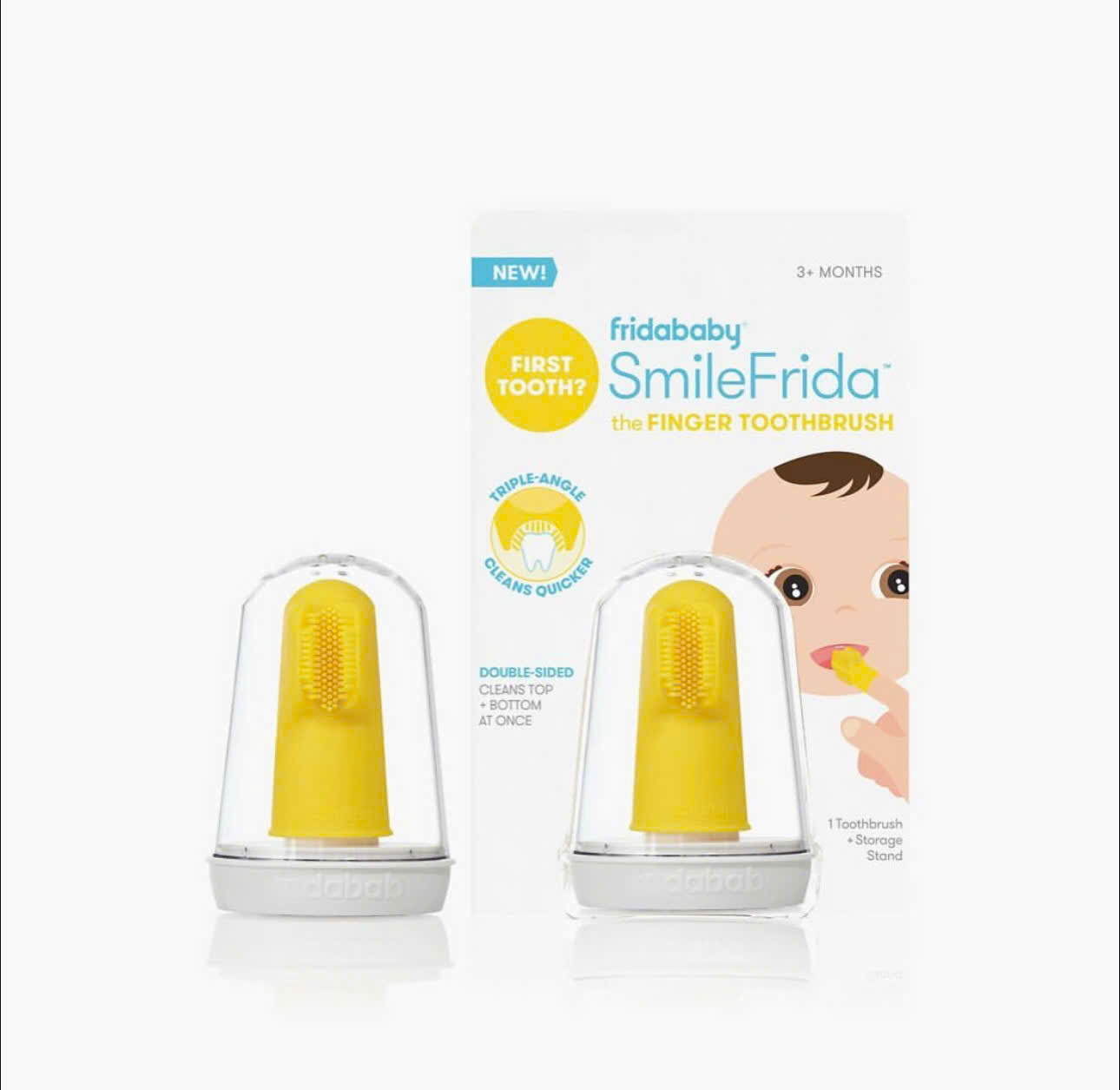 Bàn chải silicone xỏ ngón Frida Baby