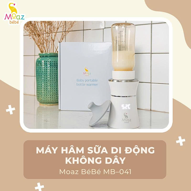 Máy hâm sữa di động không dây Moaz BéBé MB–041
