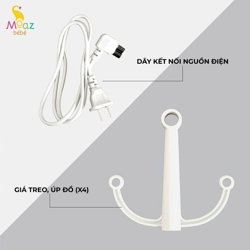 Máy tiệt trùng sấy khô úp bình sữa Moaz bébé UVC MB044