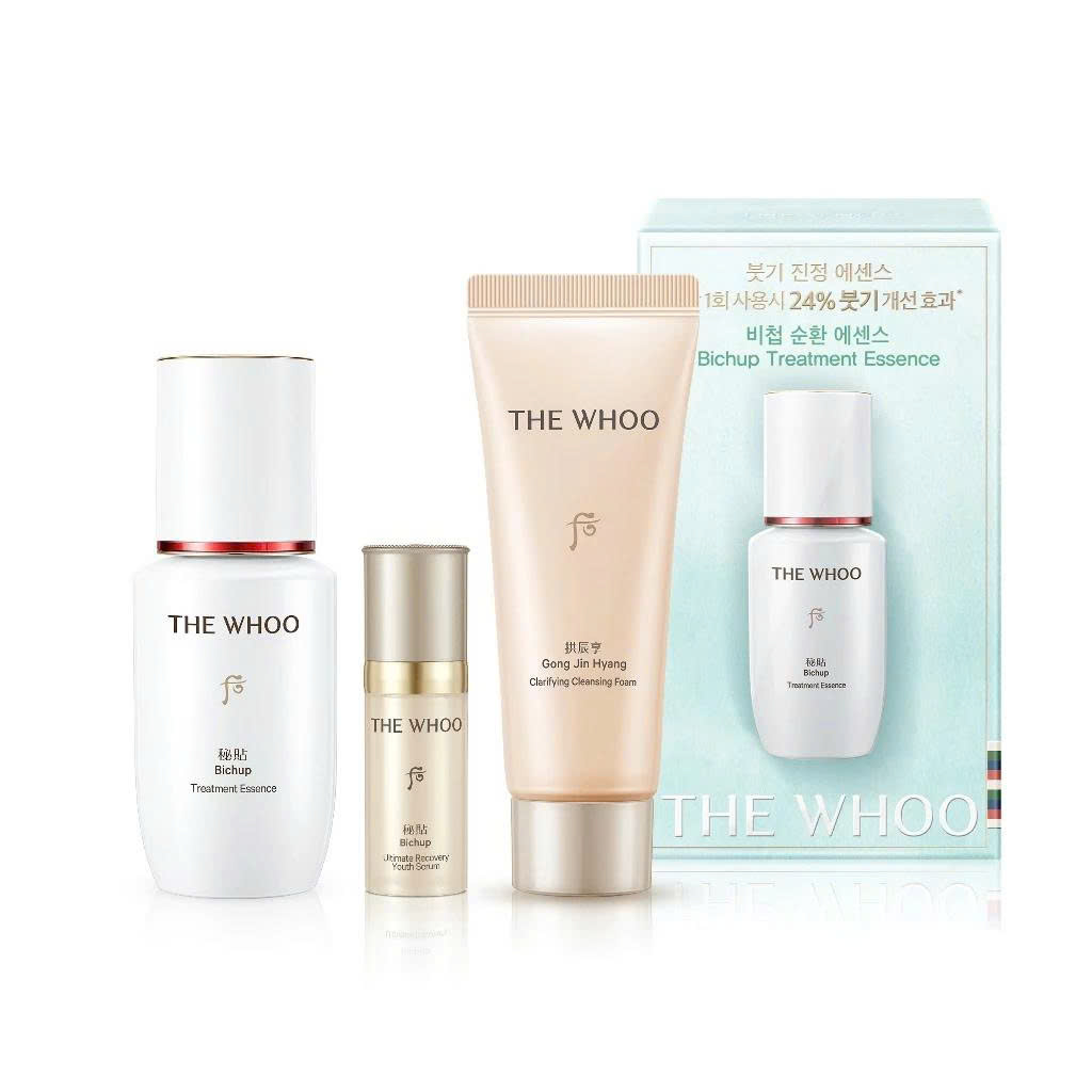 Bộ sản phẩm tiền tinh chất chăm sóc da lão hoá tuần hoàn làn da Bichup Treatment Essence Special Set