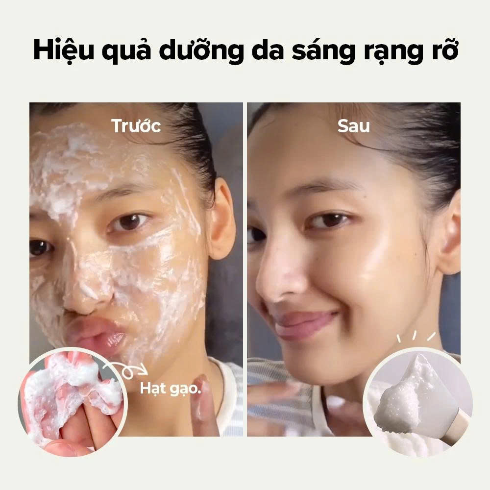 Mặt Nạ Gạo Tẩy Tế Bào Chết Và Làm Sáng Da Skinfood Rice Mask Wash Off