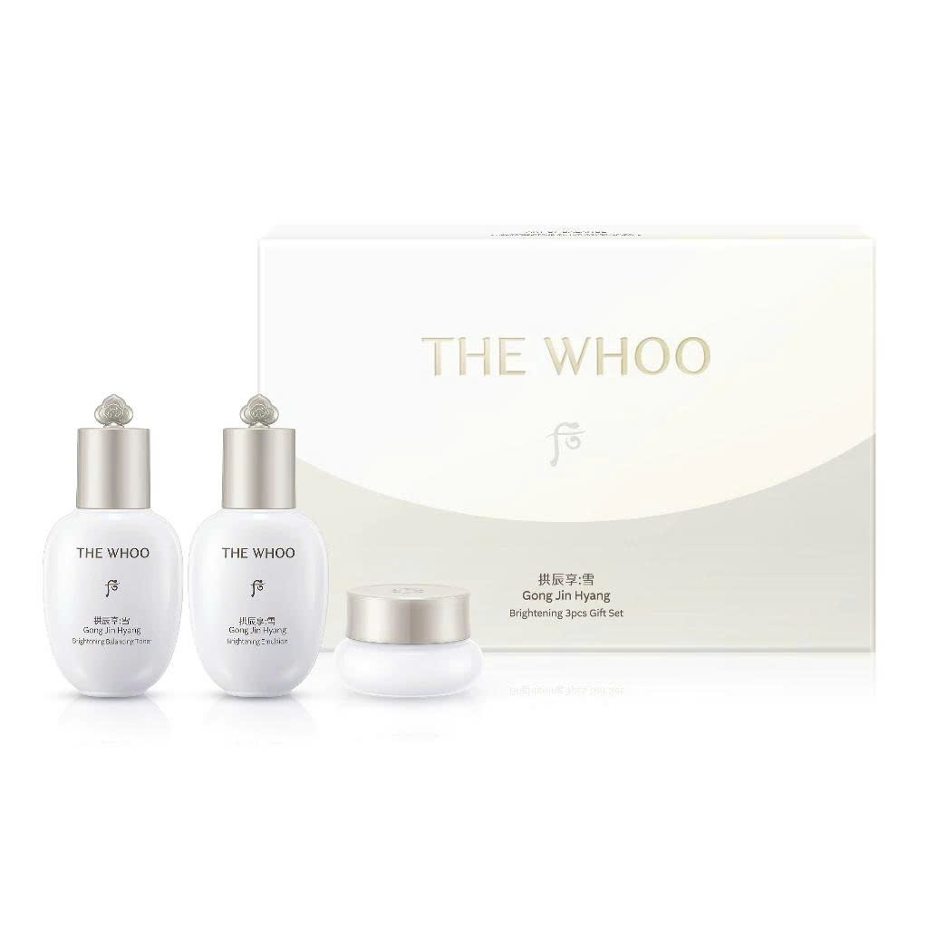 Bộ sản phẩm dưỡng sáng daTHE WHOO Gong Jin Hyang Brightening