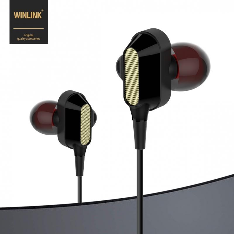 tai nghe Winlink W80 zack 3.5mm superbass có mic đàm thoại Nhét Tai Nghe Nhạc Earphone