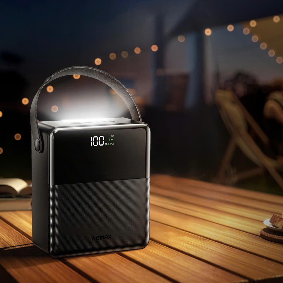 Pin sạc dự phòng REMAX 100.000 Mah FP-1 sạc nhanh 27w PD - 22.5w có đèn led và đèn pin kèm bộ sạc nhanh sạc điện thoại Pin Dự Phòng Phụ Kiện