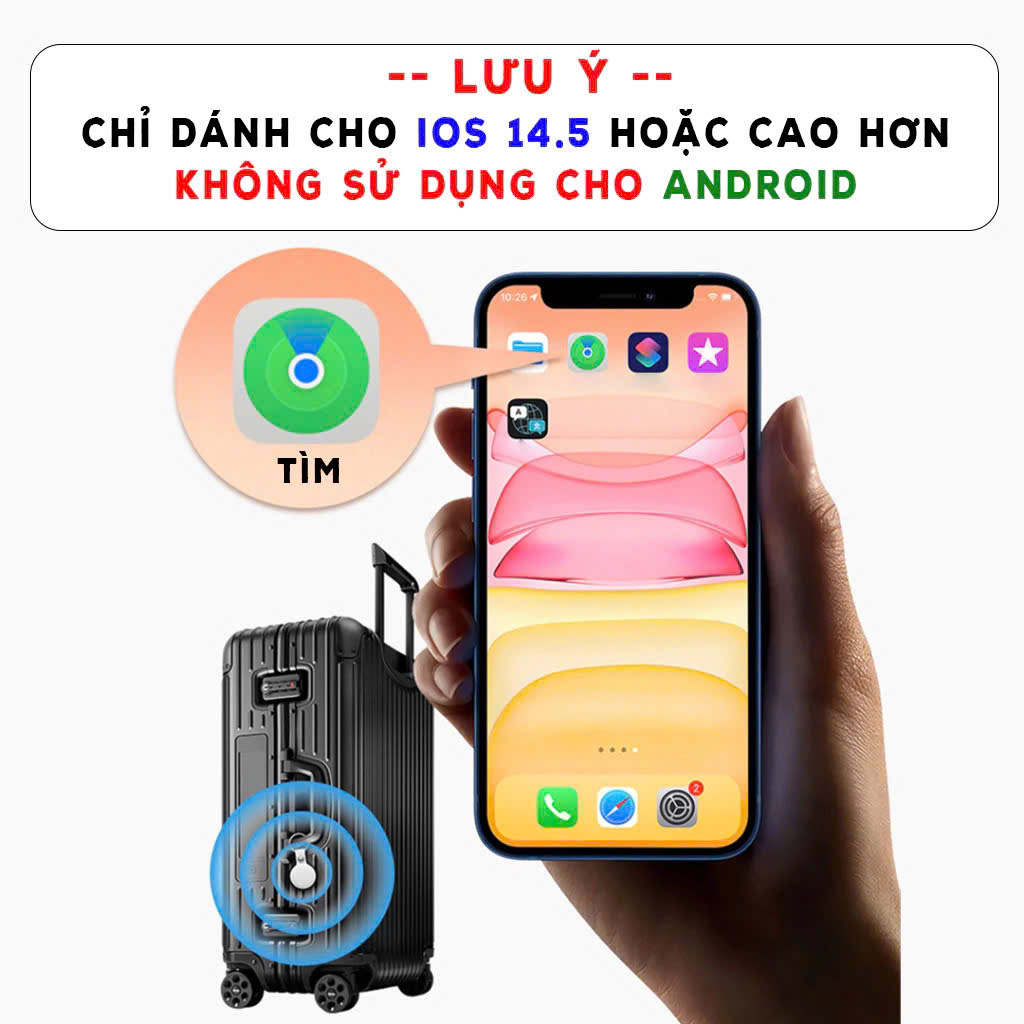 Định vị GPS  PHANTOM S1 , dùng cho IP KO DÙNG CHO ANDROI ,app find my , công nghệ kết nối Bluetooth Smart TAG Kem Pin