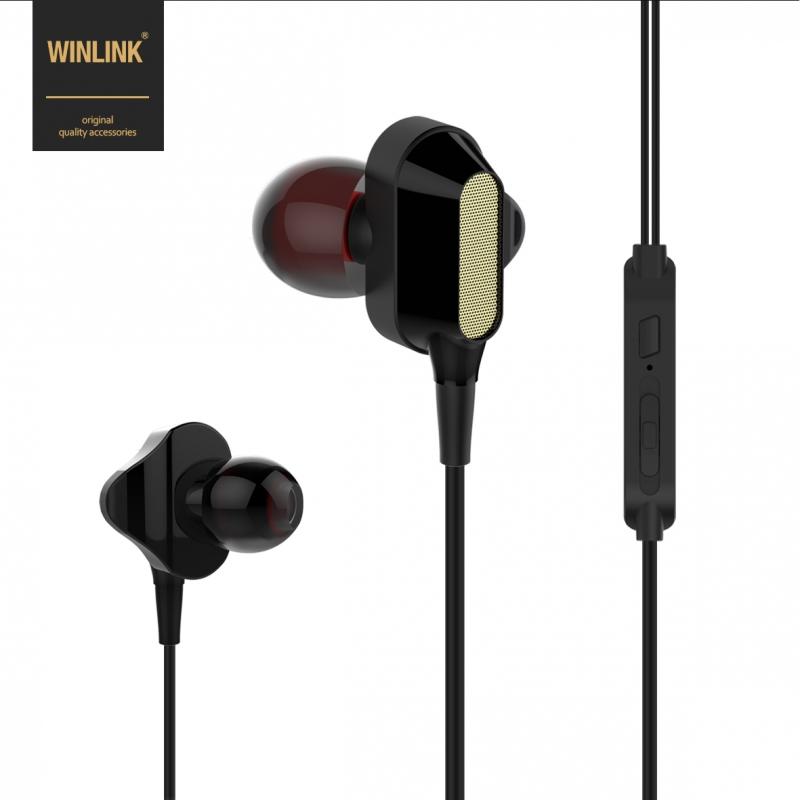 tai nghe Winlink W80 zack 3.5mm superbass có mic đàm thoại Nhét Tai Nghe Nhạc Earphone