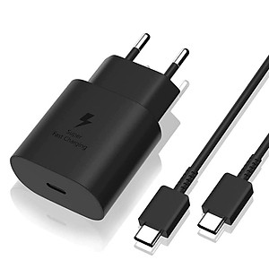 Bộ sạc siêu nhanh Samsung 25w C TO C
