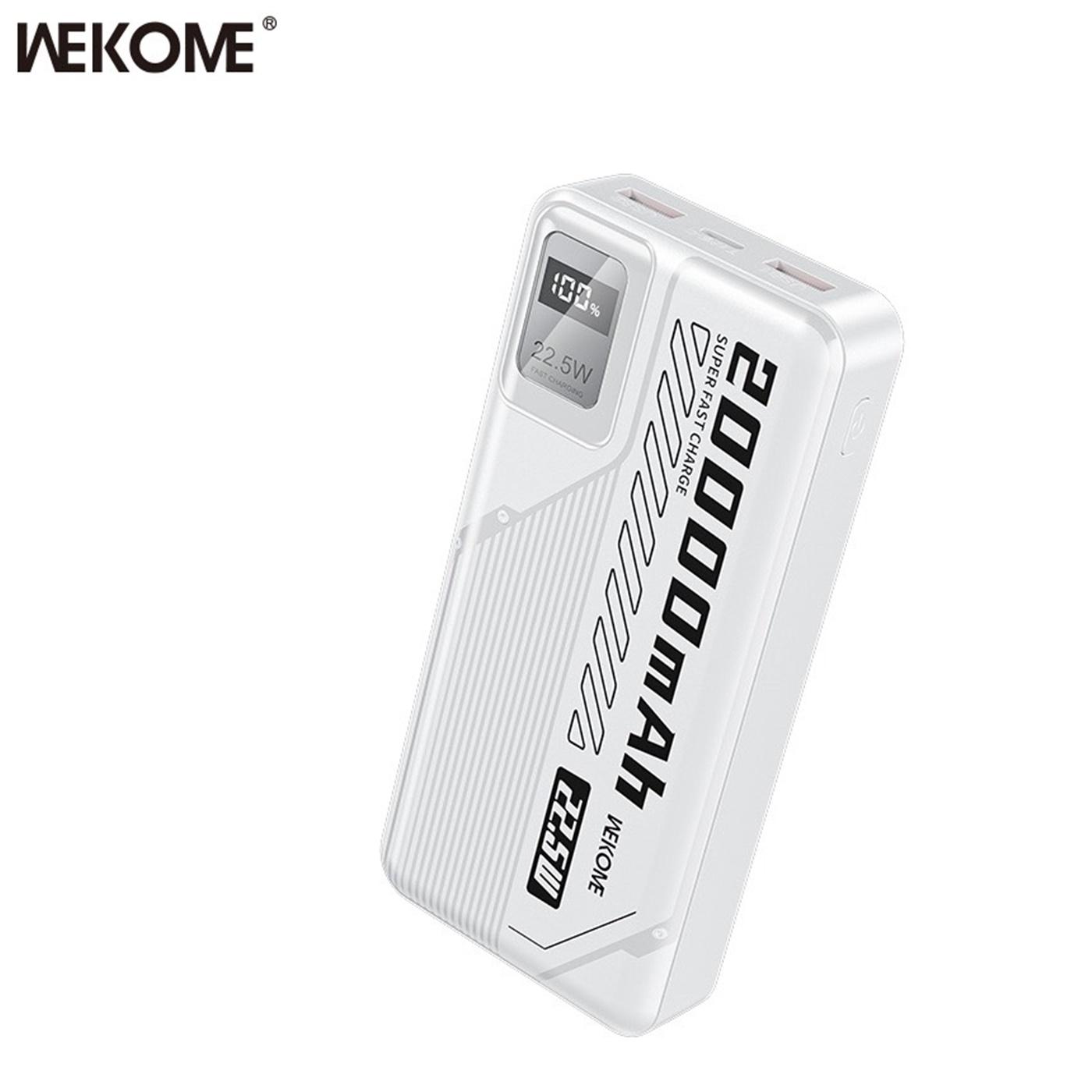 Pin sạc dự phòng Wekome WP-24 20.000 Mah sạc nhanh 22.5w sạc điện thoại Pin Dự Phòng