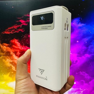 Pin sạc dự phòng PHANTOM P14 50.000 mah kèm dây sạc nhanh 22.5w - 20w PD có đèn pin