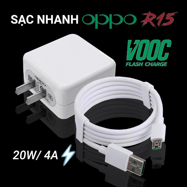 Bộ sạc nhanh VOOC Oppo R15 cổng micro dùng cho F11 và F11 PRO
