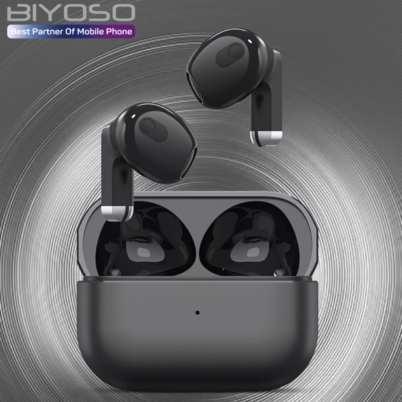 Tai nghe Bluetooth BIYOSO X25 TWS chống ồn vỏ nhôm âm thanh superbass Nhét Tai Nghe Nhạc Earphone