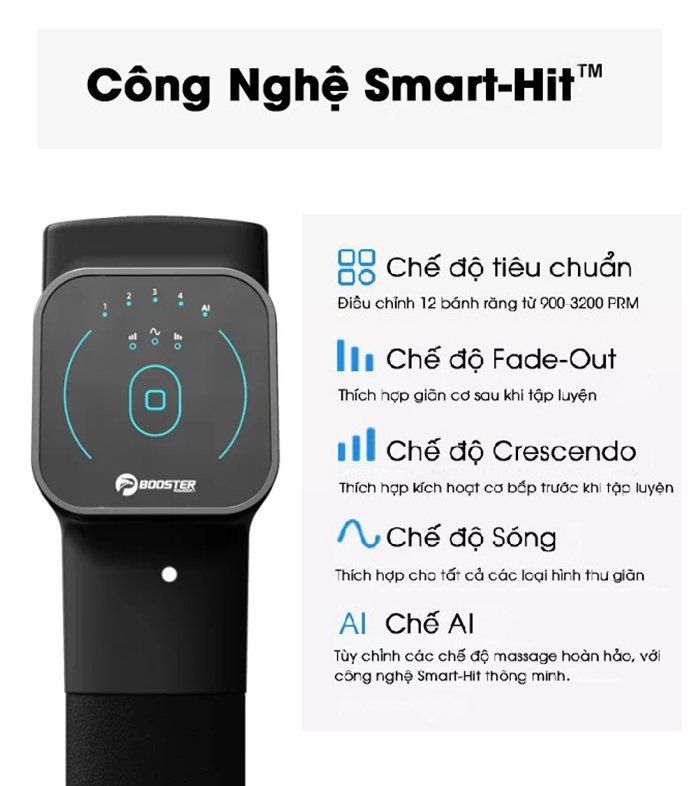MÁY BOOSTER M2C - MÀN HÌNH CẢM ỨNG AI