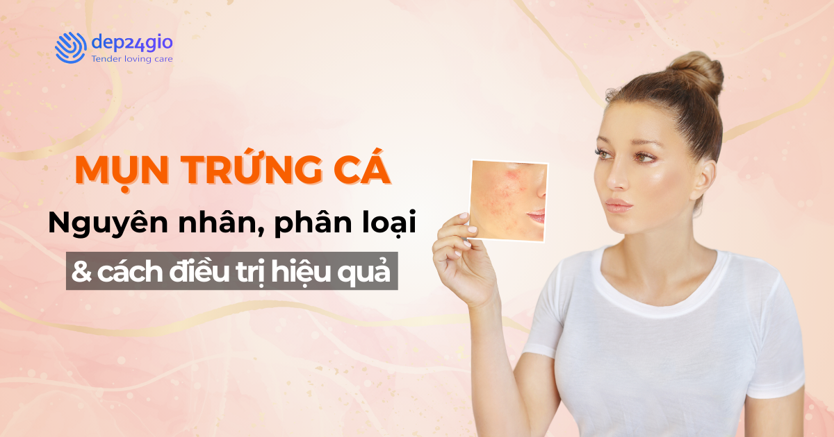 Mụn trứng cá: Nguyên nhân, phân loại và cách điều trị hiệu quả