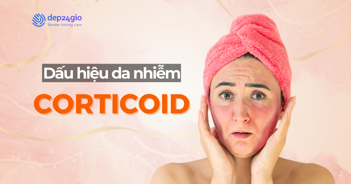 Dấu hiệu da nhiễm corticoid