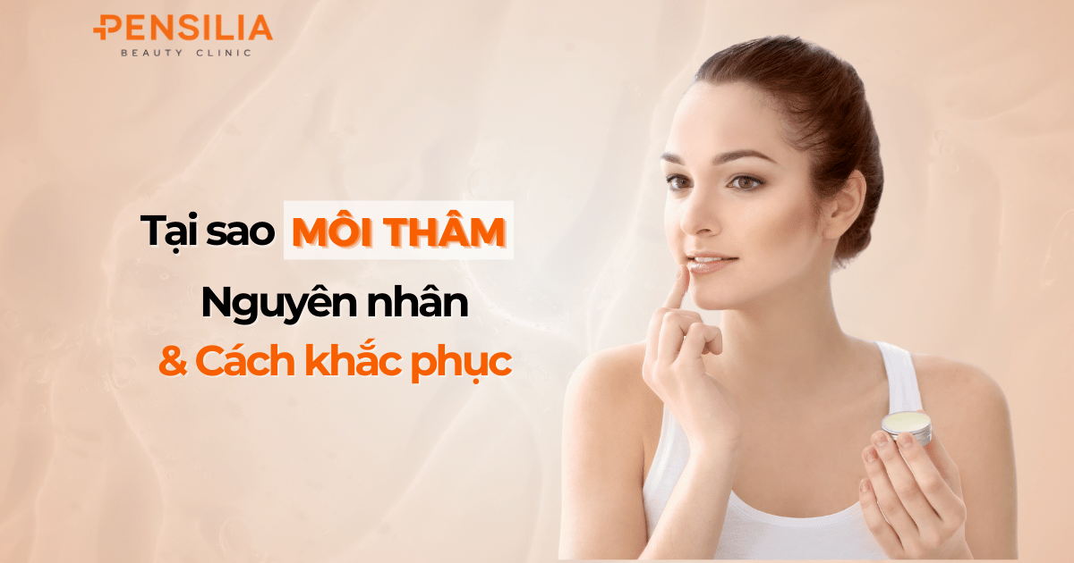 Tại sao môi thâm? Nguyên nhân và cách khắc phục