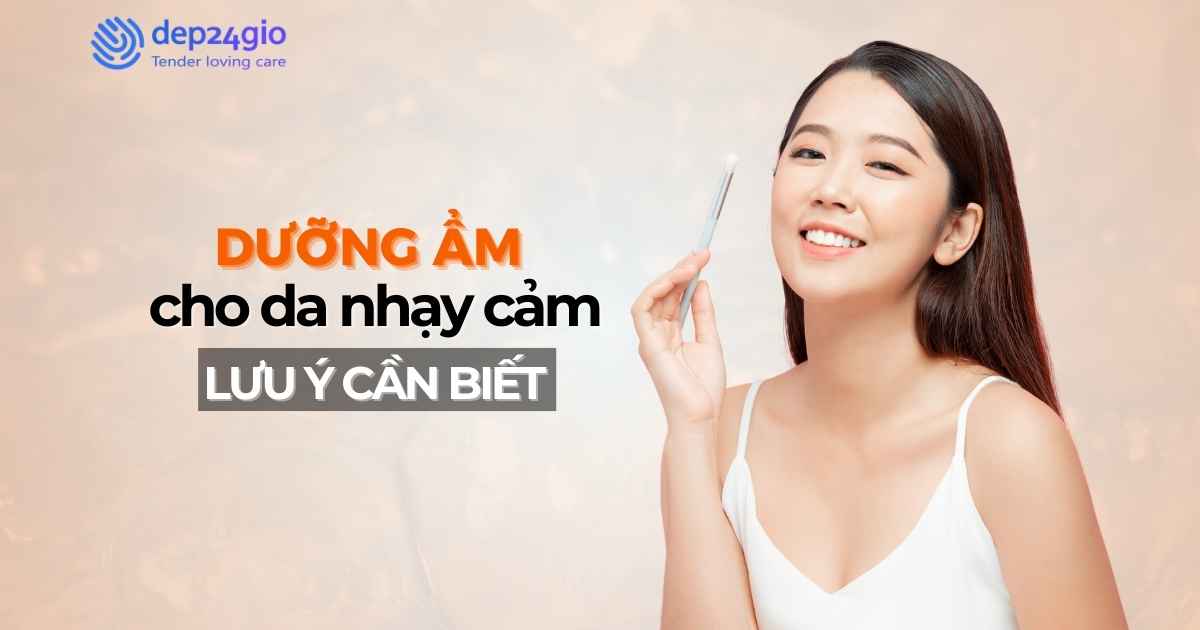 Dưỡng ẩm cho da nhạy cảm: Những lưu ý quan trọng bạn cần biết