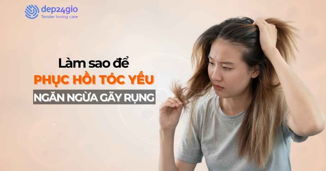 Làm sao để phục hồi tóc yếu và ngăn ngừa gãy rụng?