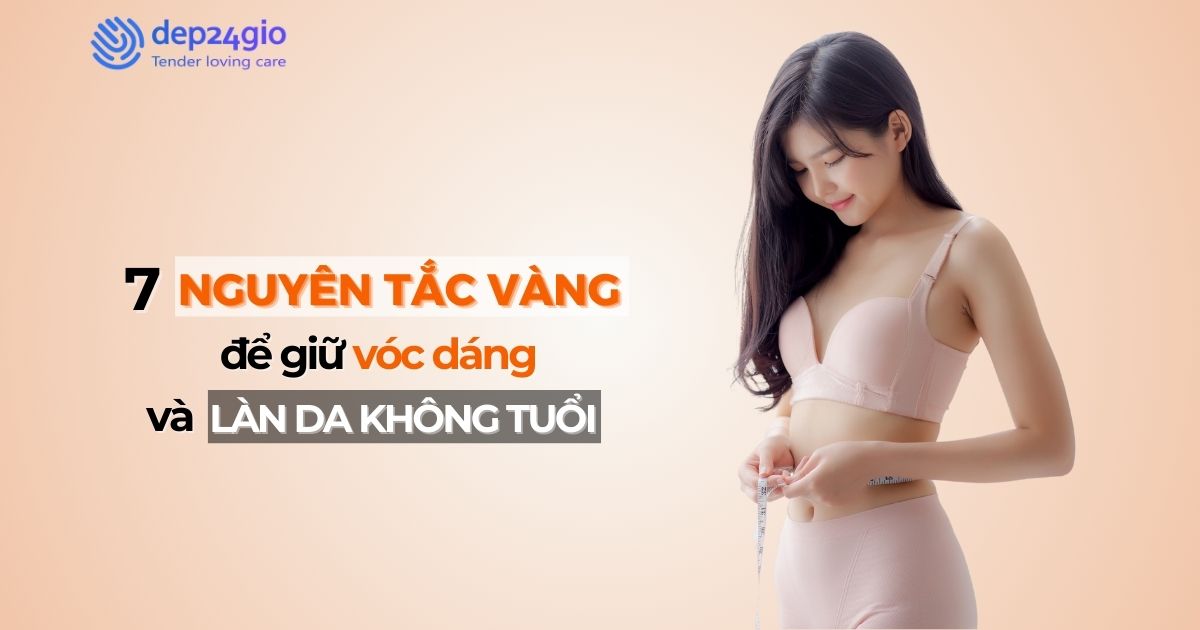 7 nguyên tắc vàng để giữ vóc dáng và làn da không tuổi