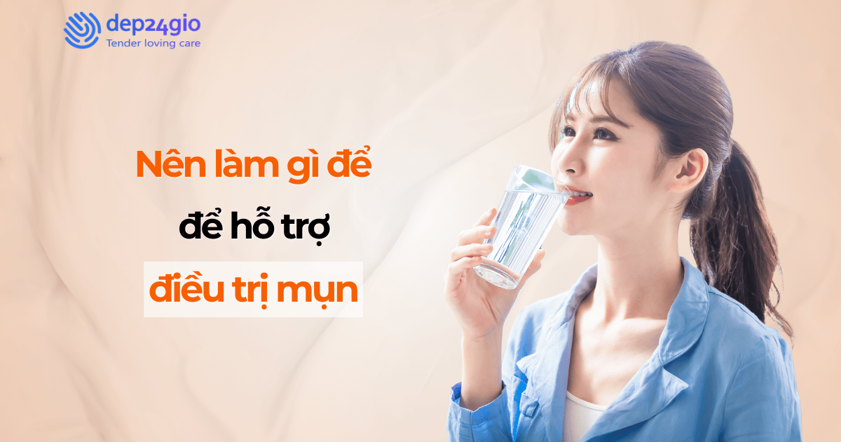 Nên uống gì để hỗ trợ điều trị mụn?