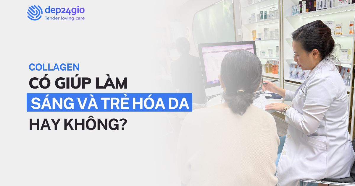 Collagen có giúp làm sáng và trẻ hóa da không?
