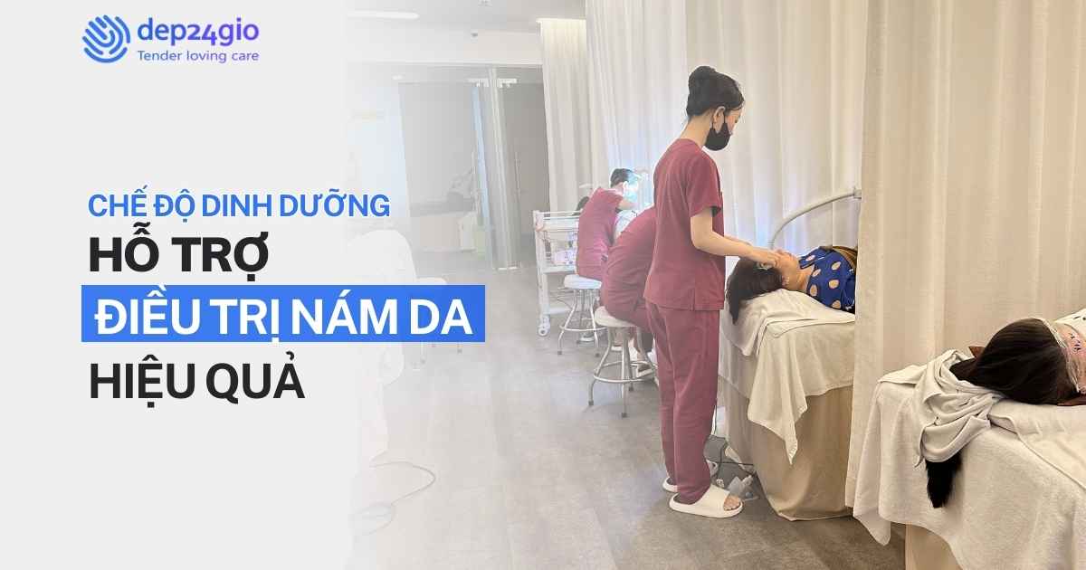 Chế độ dinh dưỡng hỗ trợ điều trị nám da hiệu quả