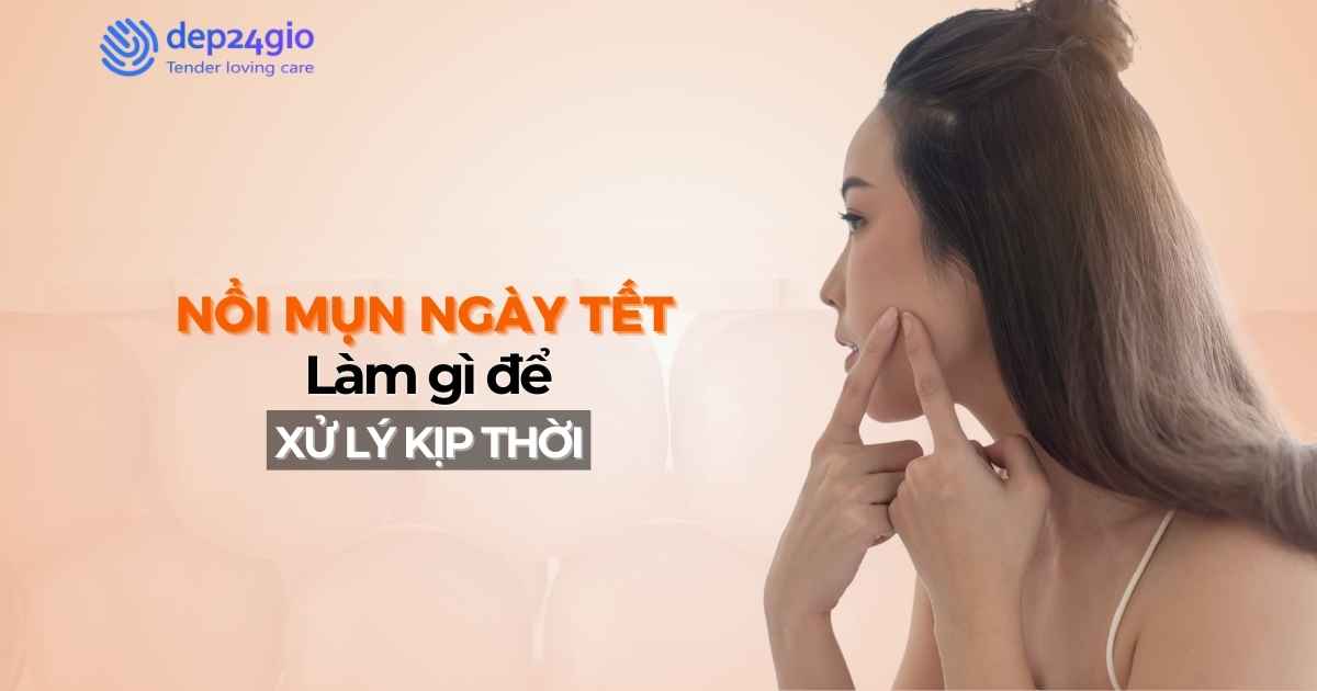 Nổi mụn ngày Tết: Làm gì để xử lý kịp thời?