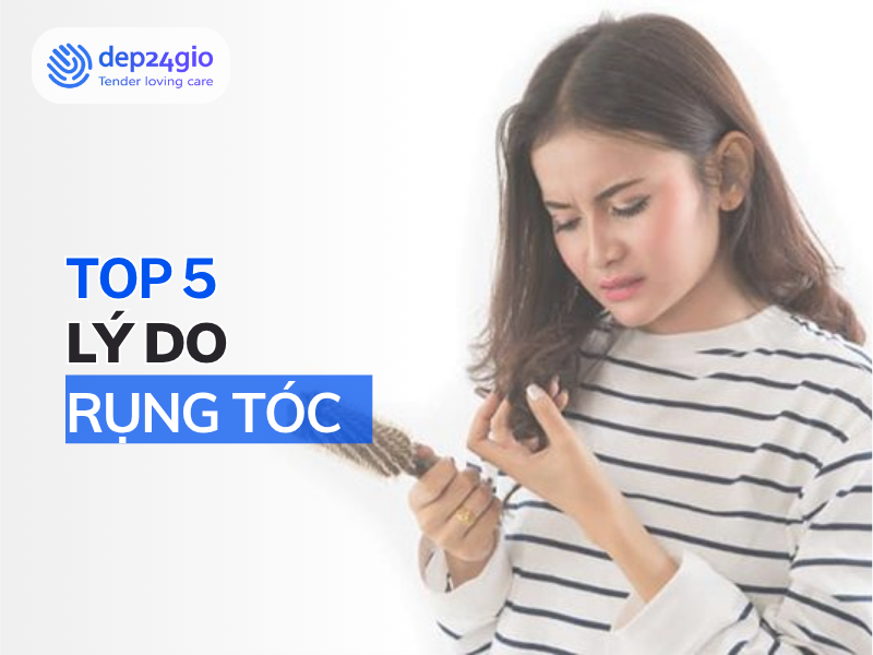 Top 5 lý do rụng tóc: Điều bạn cần biết
