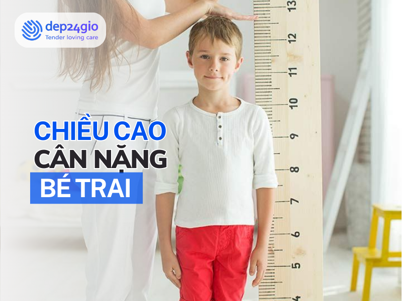 Chiều cao cân nặng bé trai chuẩn và cách phát triển tối ưu