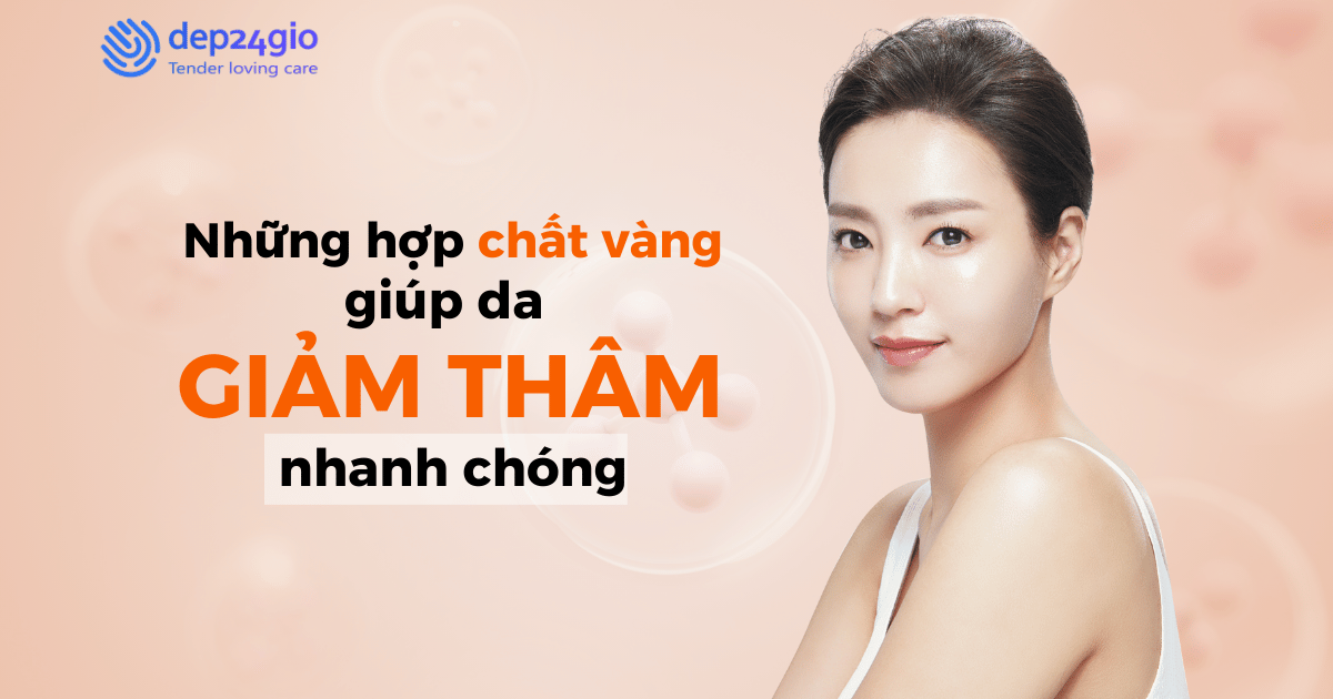 Những hợp chất vàng giúp da giảm thâm nhanh chóng