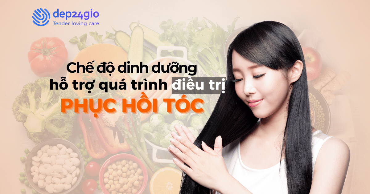 Chế độ dinh dưỡng hỗ trợ quá trình điều trị và phục hồi tóc