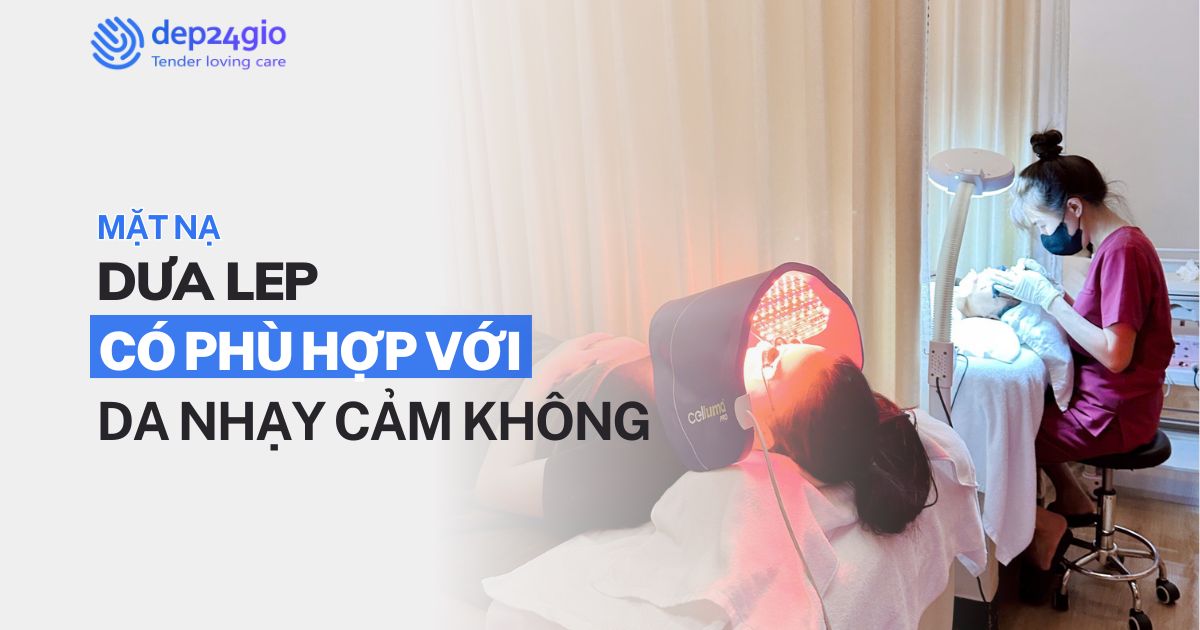 Mặt nạ dưa leo có phù hợp với da nhạy cảm không?