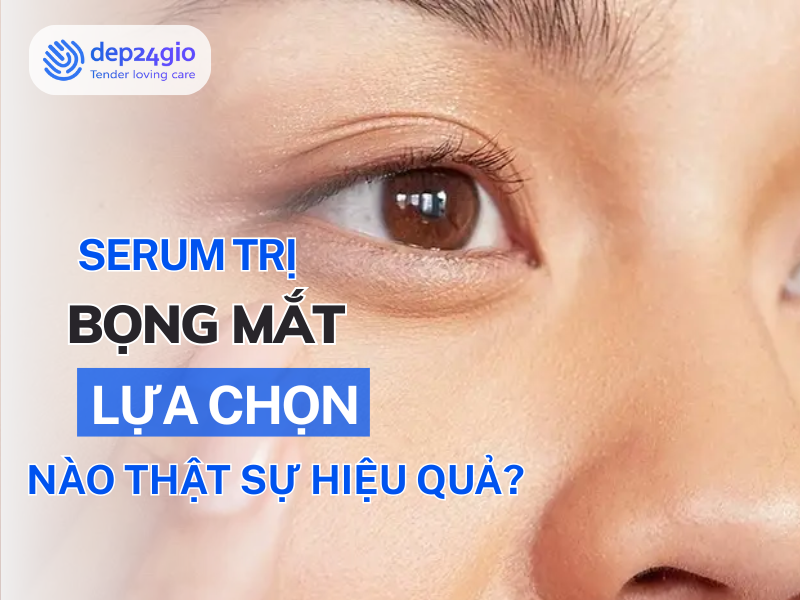 Serum trị bọng mắt: Lựa chọn nào thật sự hiệu quả?
