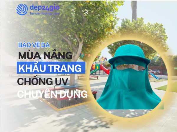 Khẩu trang chống UV: Bí mật giữ da khỏe đẹp dưới nắng