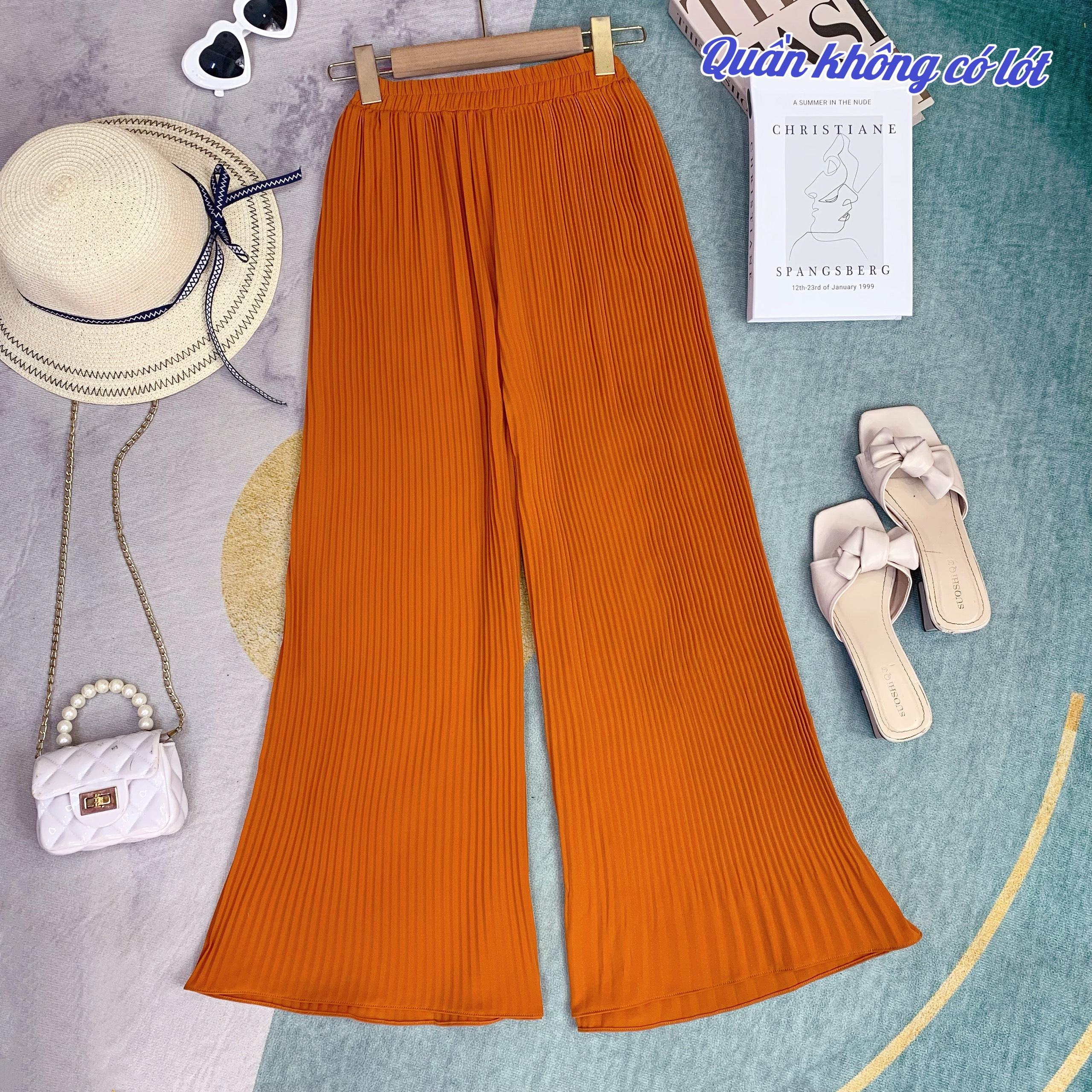 Quần Dập Ly Nữ Trơn Dáng Dài Chất Châu Tol Đi Biển MIMIX - CW3