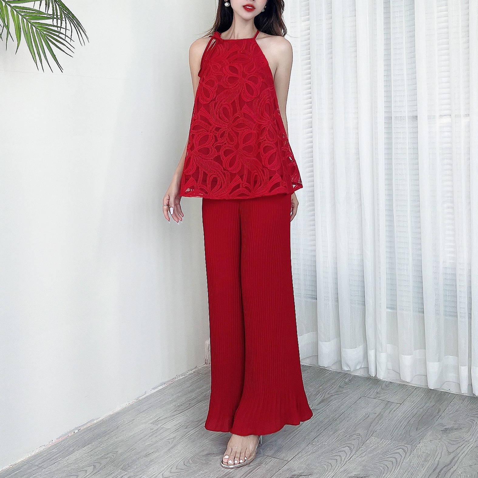 Quần Dập Ly Nữ Trơn Dáng Dài Chất Châu Tol Đi Biển MIMIX - CW3