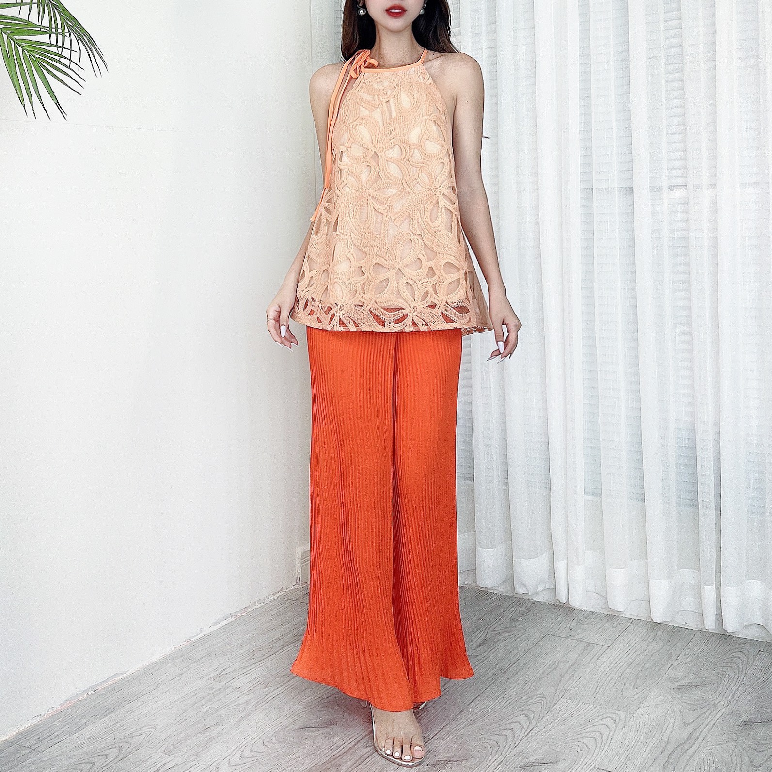 Quần Dập Ly Nữ Trơn Dáng Dài Chất Châu Tol Đi Biển MIMIX - CW3