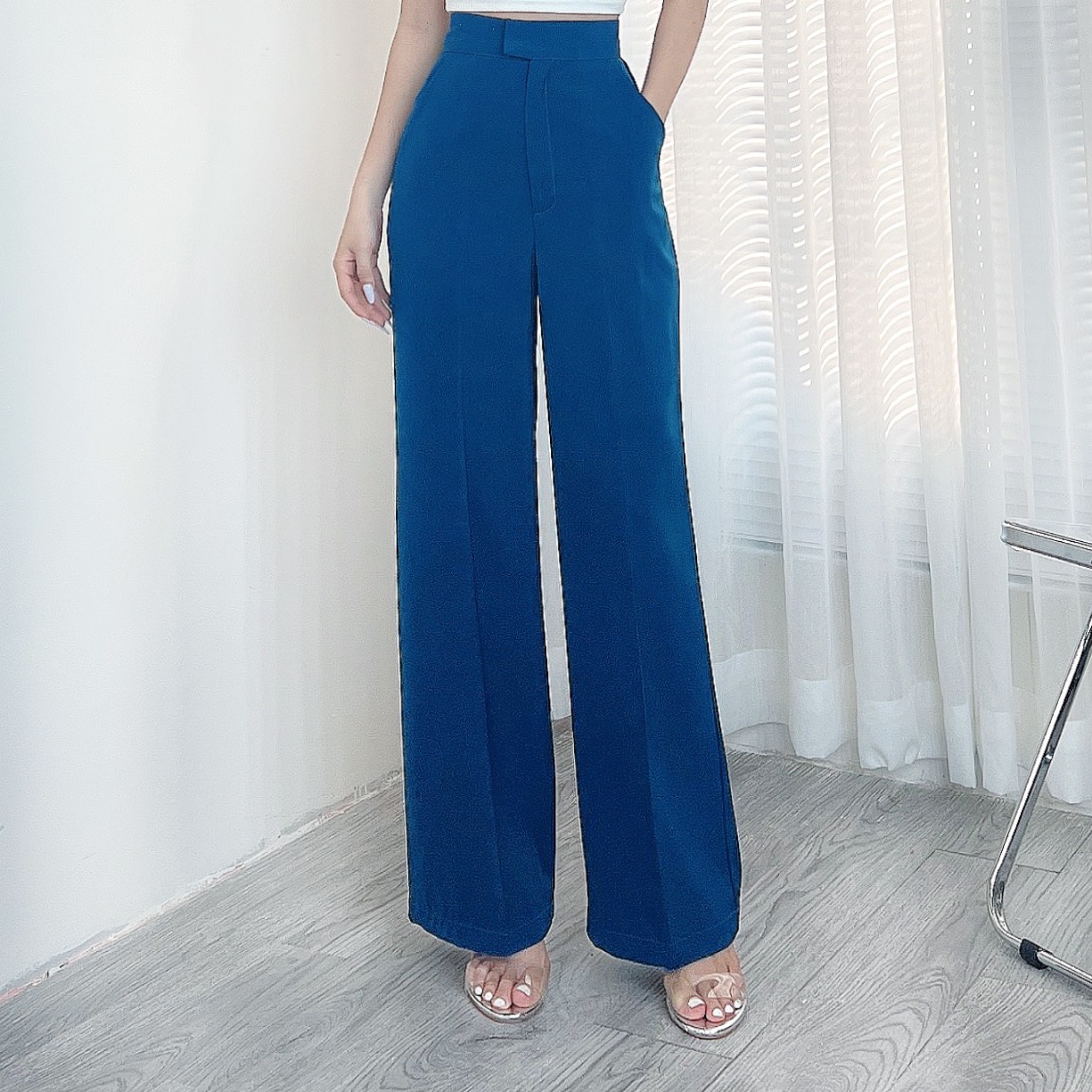 Quần Tây Dáng Dài Ống Suông Chất Siêu Len Hàn Đi Làm Đi Chơi MIMIX - CA4