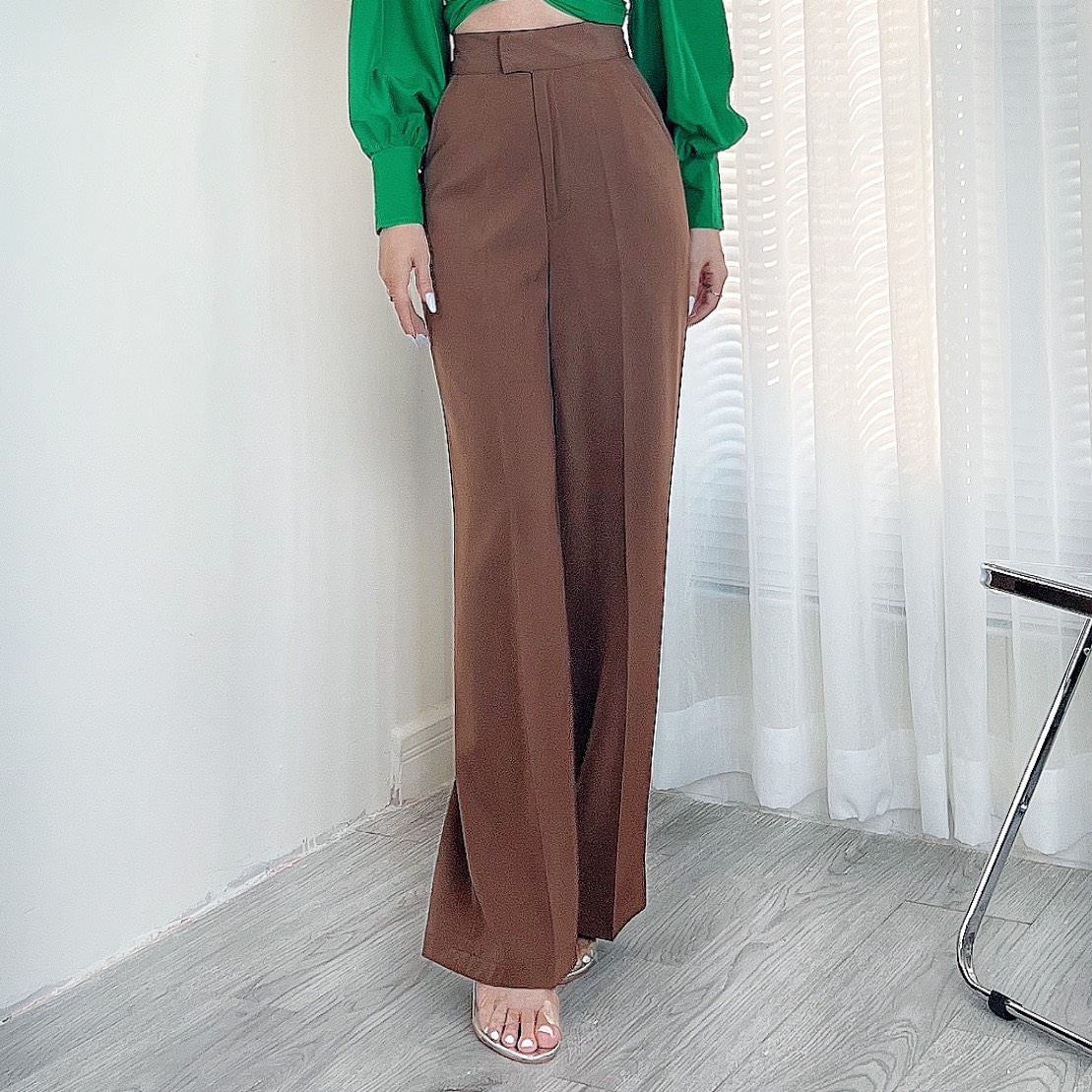 Quần Tây Dáng Dài Ống Suông Chất Siêu Len Hàn Đi Làm Đi Chơi MIMIX - CA4