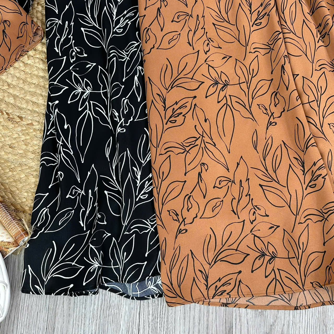 Set Bộ Nữ Áo Cổ Đổ Mix Quần Ống Rộng Họa Tiết Đi Làm Đi Chơi Chất Lụa Ngọc In Hoa MIMIX - EZ5
