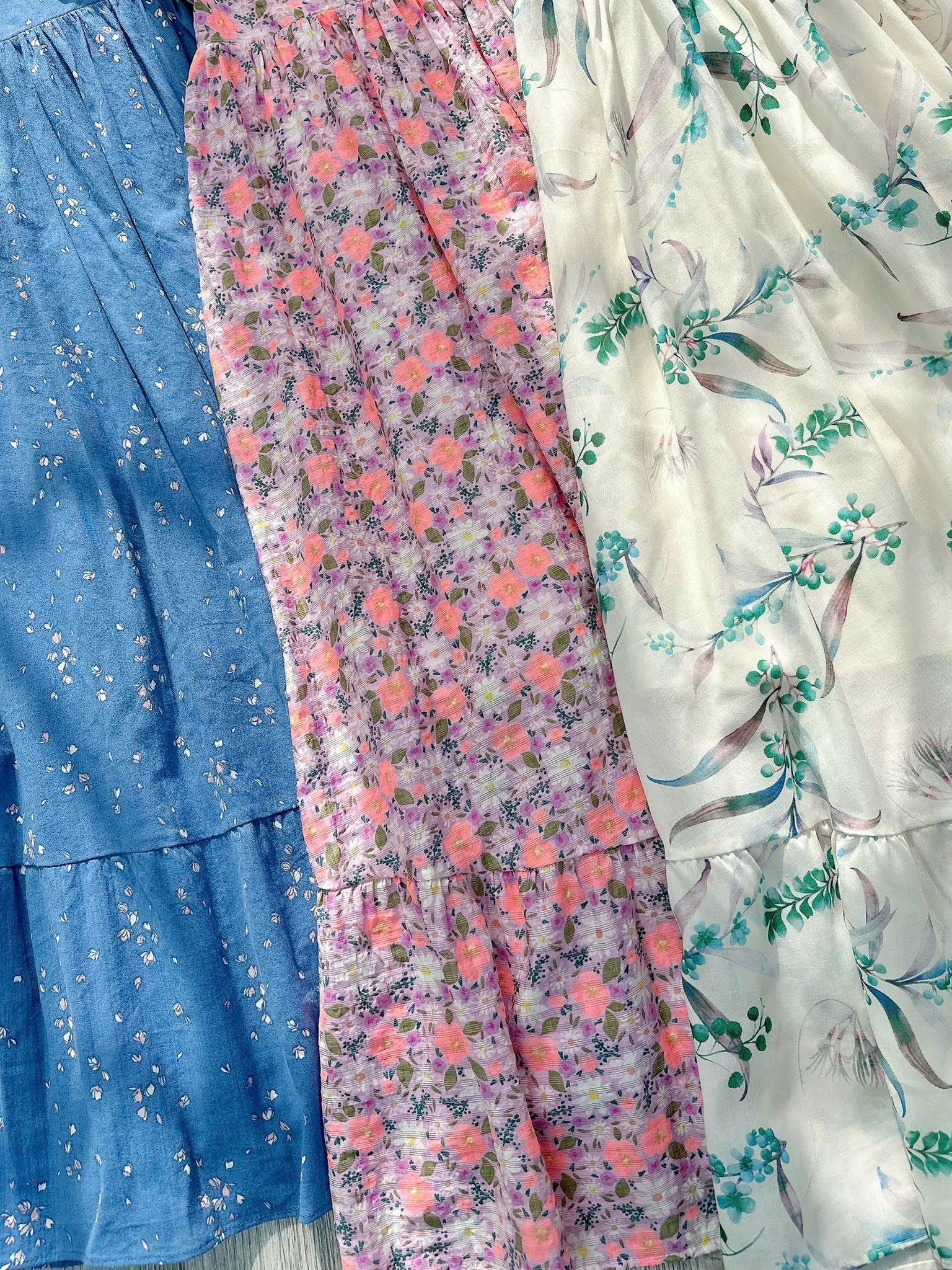 Đầm Bèo Hoa Cổ Viền Ren Cotton Đi Dạo Phố MIMIX FO1