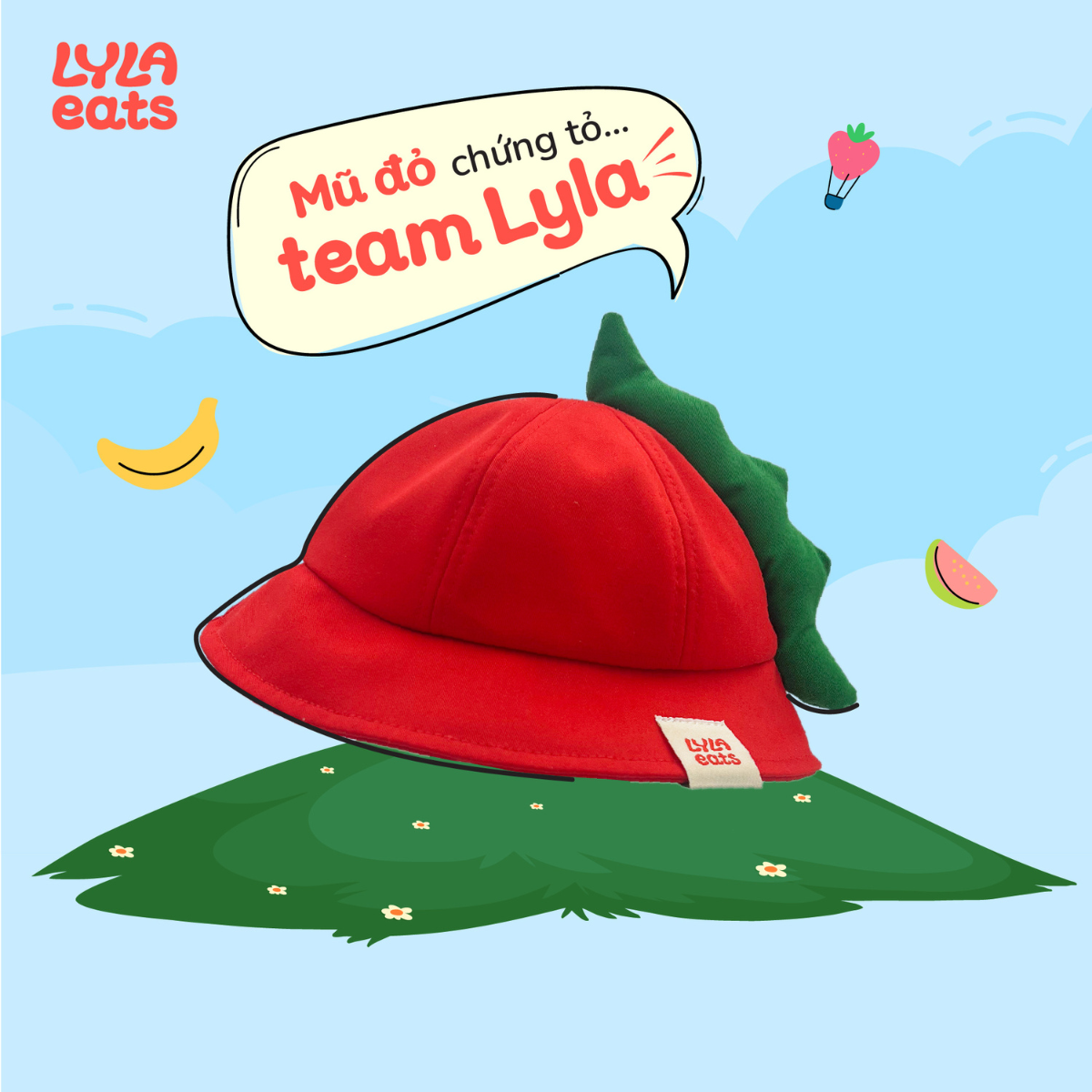 QUÀ TẶNG - Mũ Khủng Long Lyla