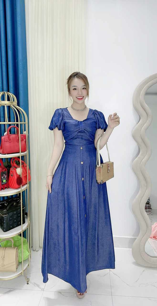 Set Chân Váy Giả Jean