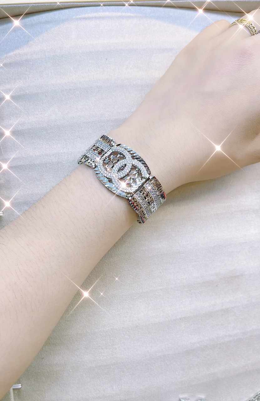 Lắc Tay Xi Đính Đá Cao Cấp