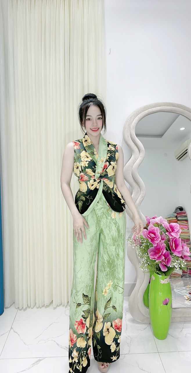 Set Bộ Sát Nách Xoắn Eo